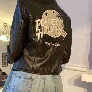 SOLD Vintage Planet Hollywood leather jacket